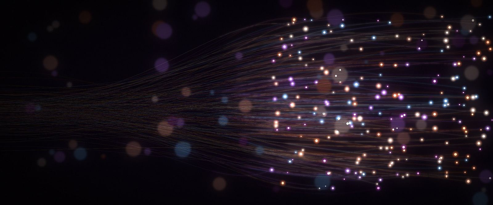 Fibra óptica iluminada